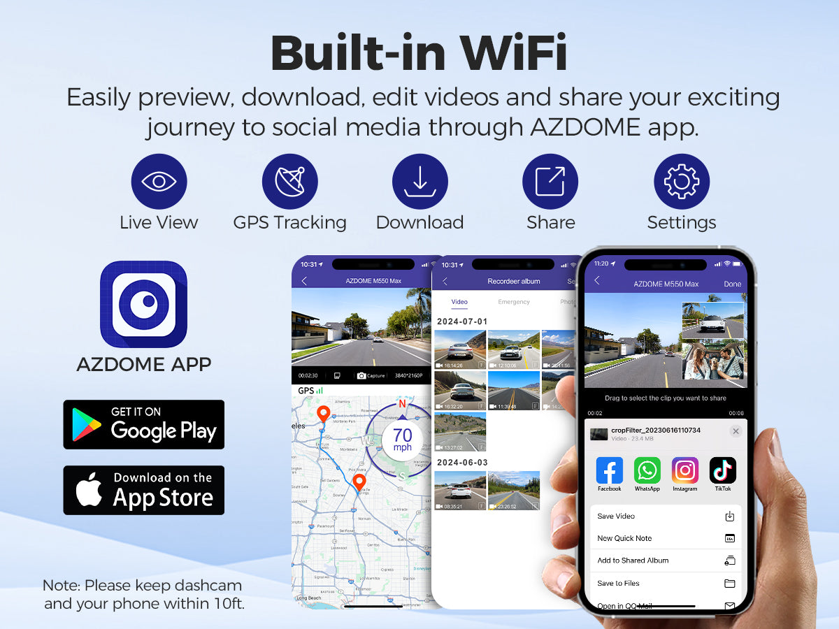M550 Max Dash Camera