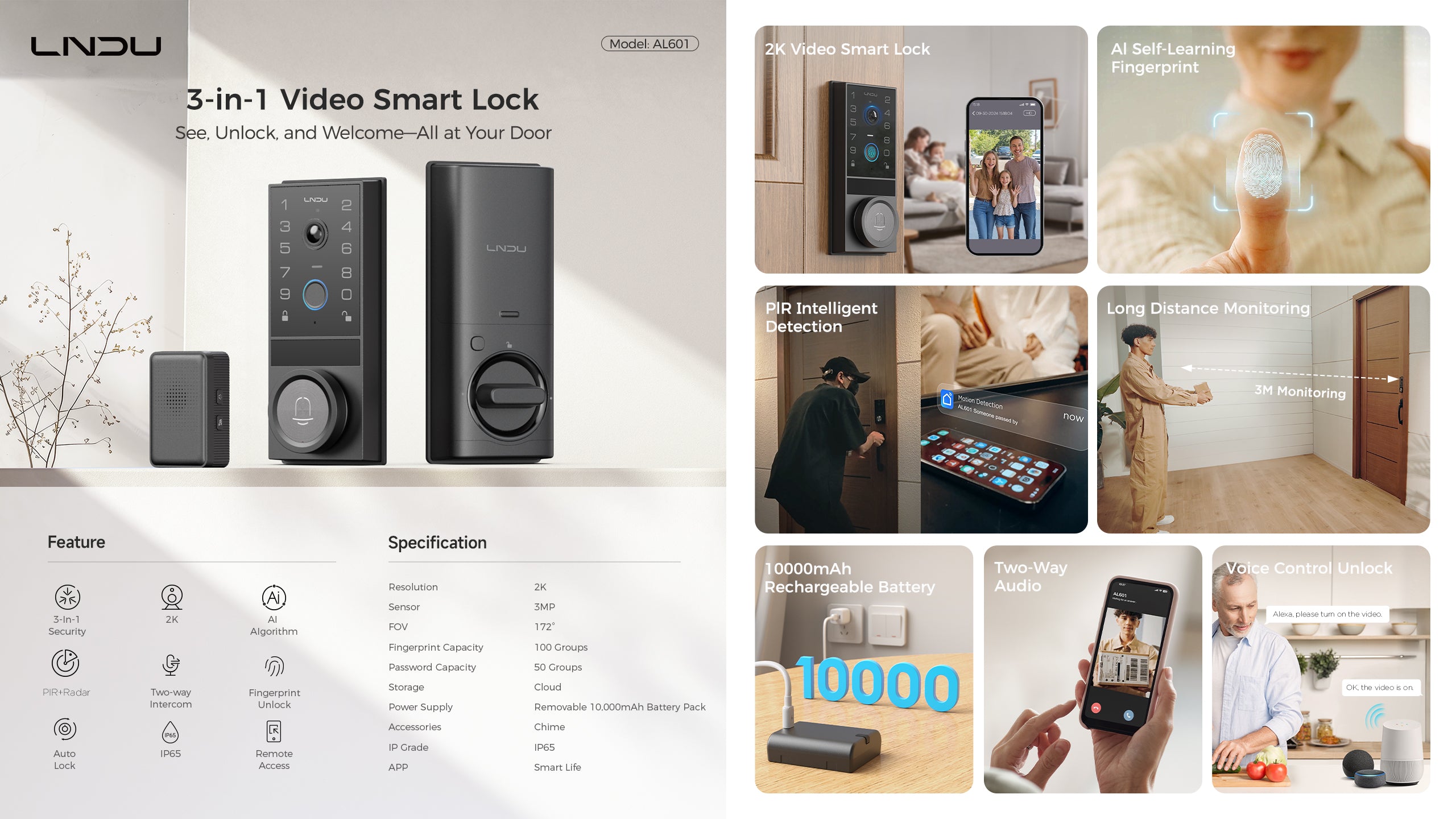 AL601 Smart Lock