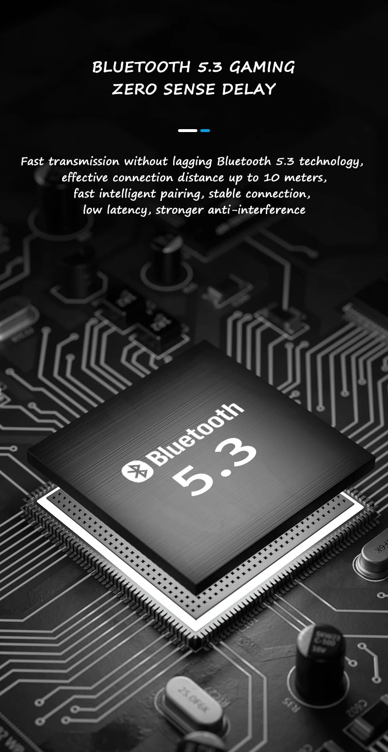 LDON Wireless Headphones Bluetooth 5.3 Hi-Res Audio Over Ear Headset Earphones