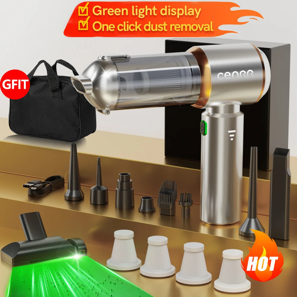 CENRR 998000PA Car Vacuum Cleaner Strong Suction Cordless Wireless Cleaner Handheld Portable Vacuum Cleaner Cleaning Machine