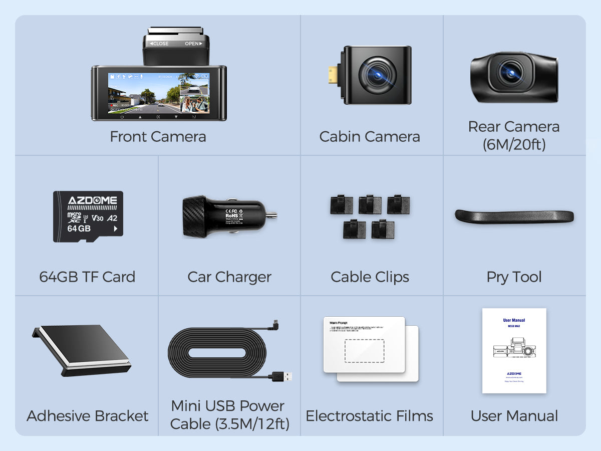 M550 Max Dash Camera