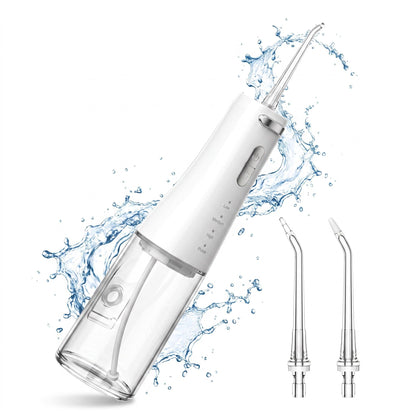 FC5090 Cordless Oral Irrigator | 300mL Portable Water Dental Flosser with 4 Modes & 90-Day Battery Life