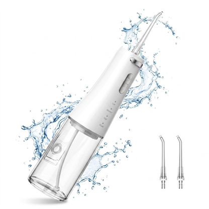 FC5090 Cordless Oral Irrigator | 300mL Portable Water Dental Flosser with 4 Modes & 90-Day Battery Life