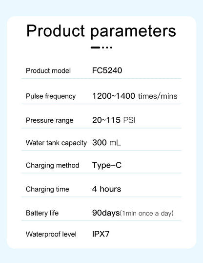 FC5090 Portable Water Flosser