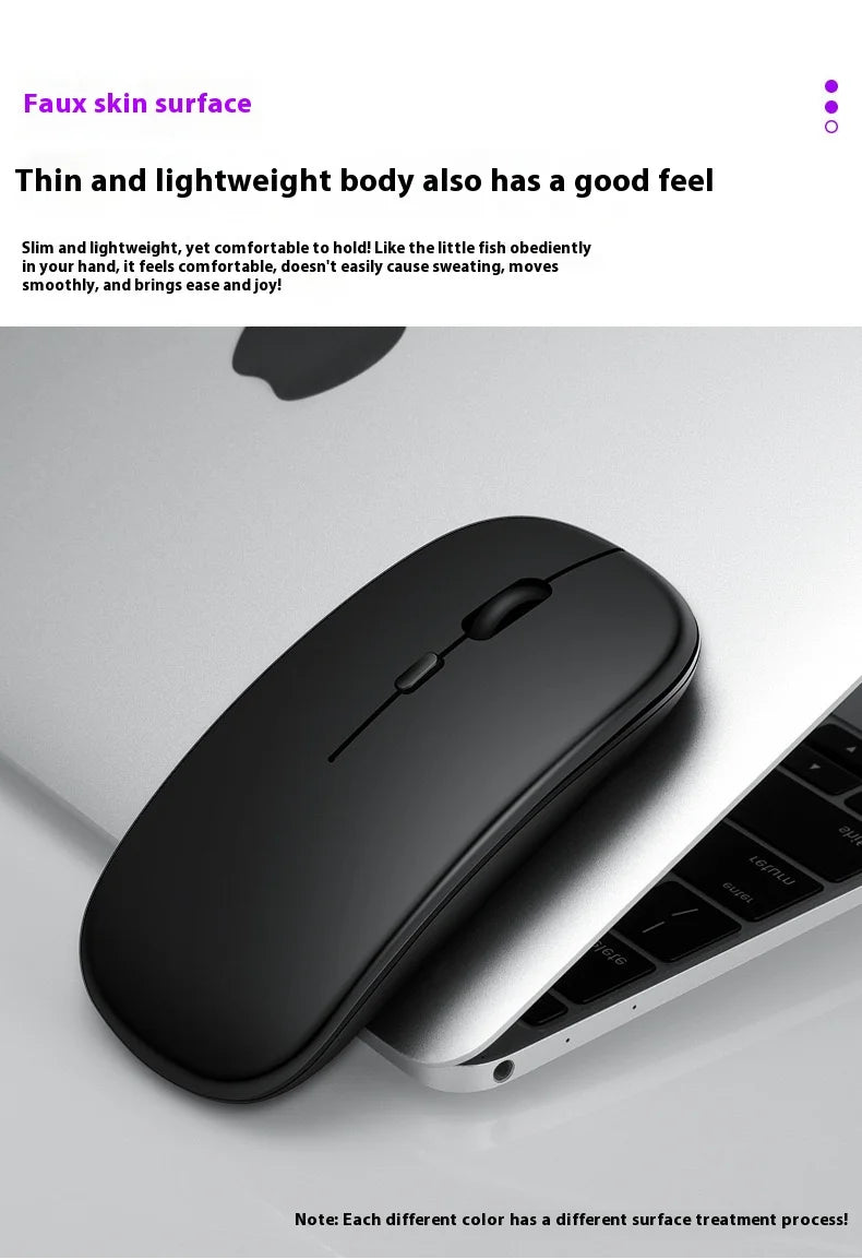 2025New Rechargeable Wireless Mouse Bluetooth-compatible 2.4GHz Dual Modes Computer Mice with Nano Receiver for PC Laptop