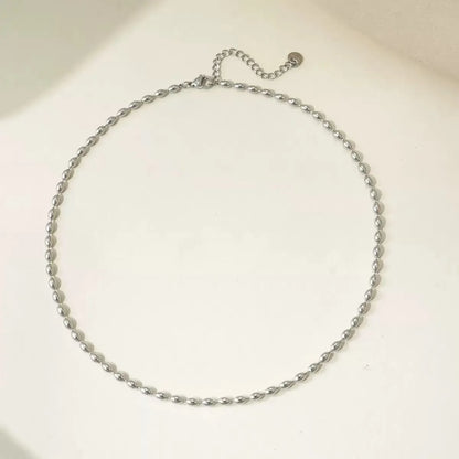 Stainless Steel Envelope Pendant Necklace Metal Waterproof Jewelry For Women