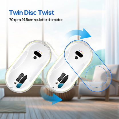 New Household Window Automatic Water Spray Cleaning Robot Vacuum Cleaner With Remote Control Electric Window Wiper Glass Wiper