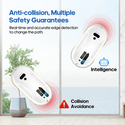 New Household Window Automatic Water Spray Cleaning Robot Vacuum Cleaner With Remote Control Electric Window Wiper Glass Wiper