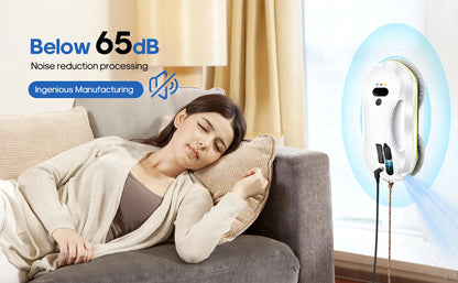 New Household Window Automatic Water Spray Cleaning Robot Vacuum Cleaner With Remote Control Electric Window Wiper Glass Wiper